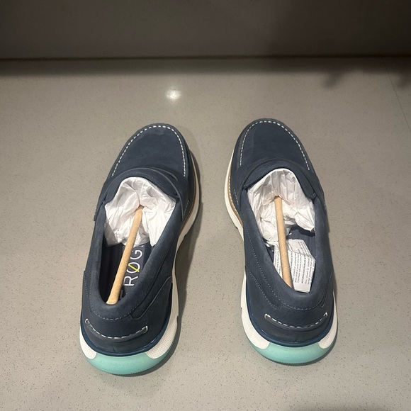 BRAND NEW! Cole Haan Men's Zerogrand Loafer Ombre Blue-Optic White Size 10 M - Picture 5 of 9